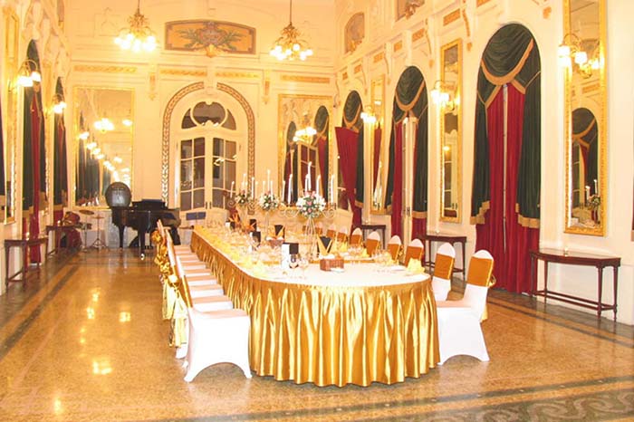 a VIP dinner at one event space in Hanoi